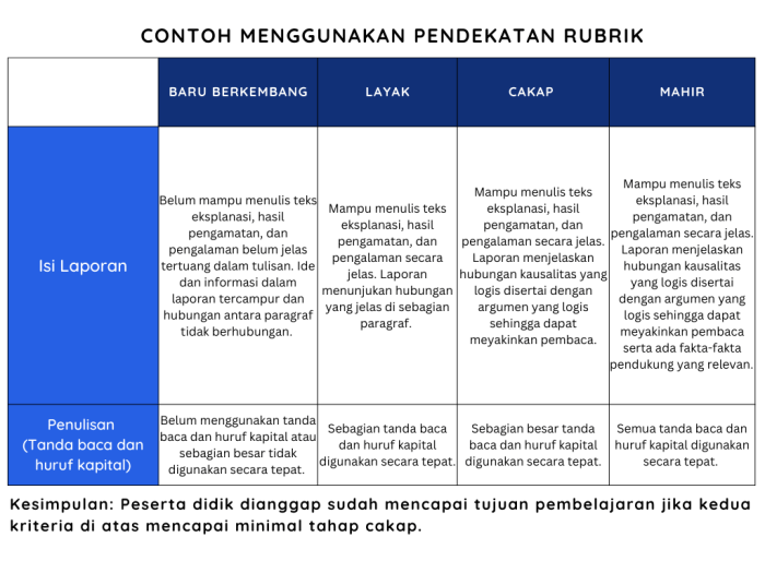 Kriteria penilaian program guru belajar seri PPPK