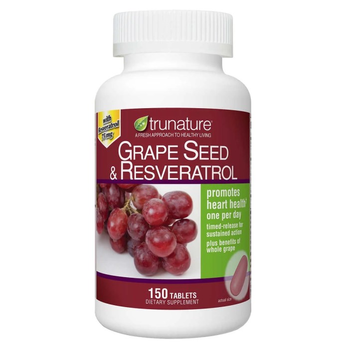 Grape resveratrol trunature tablets timed tokopedia